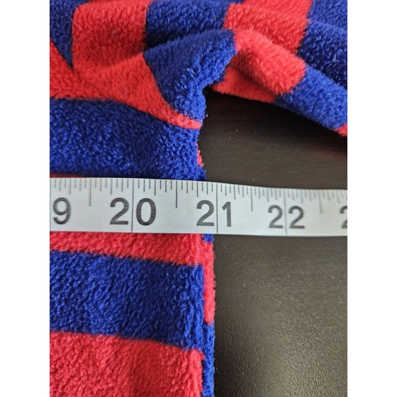Nick & Nora Red Blue Stripe Sock Monkey Footed Pajamas Sleepwear Sz S Women's‎ - Picture 5 of 6